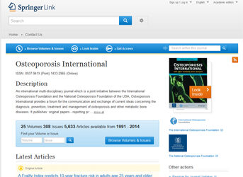 Osteoporosis International