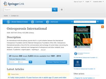 Osteoporosis International