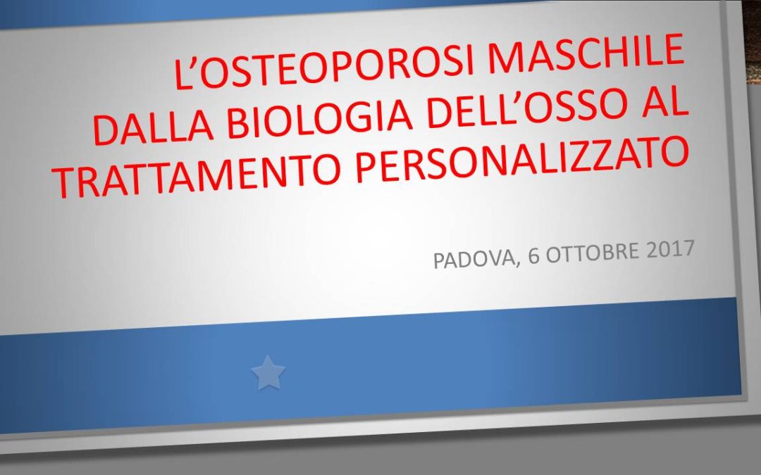 L’OSTEOPOROSI MASCHILE