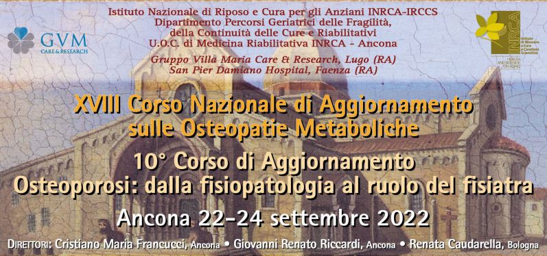 XVIII CORSO NAZIONALE DI AGGIORNAMENTO SULLE OSTEOPATIE METABOLICHE