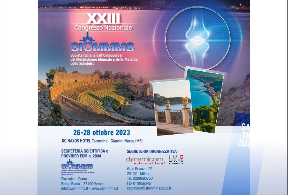 XXIII Congresso Nazionale SIOMMMS