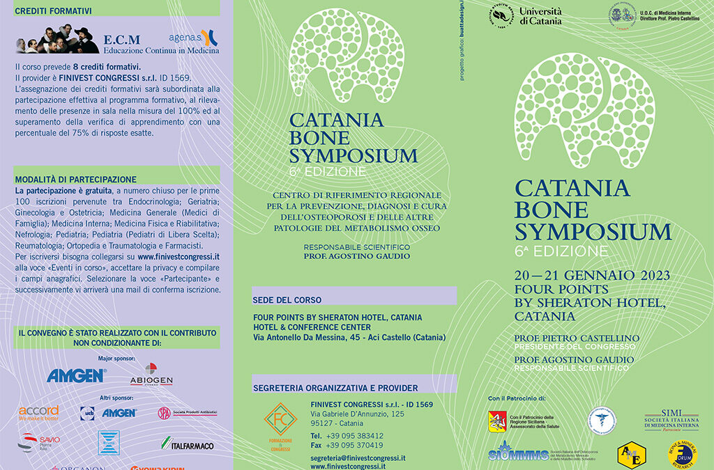 CATANIA BONE SYMPOSIUM 6 EDIZIONE