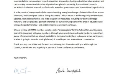Pubblicato il IFMRS Global Action Plan for Education in Musculoskeletal Research