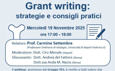 Webinar “Grant writing: strategie e consigli pratici”