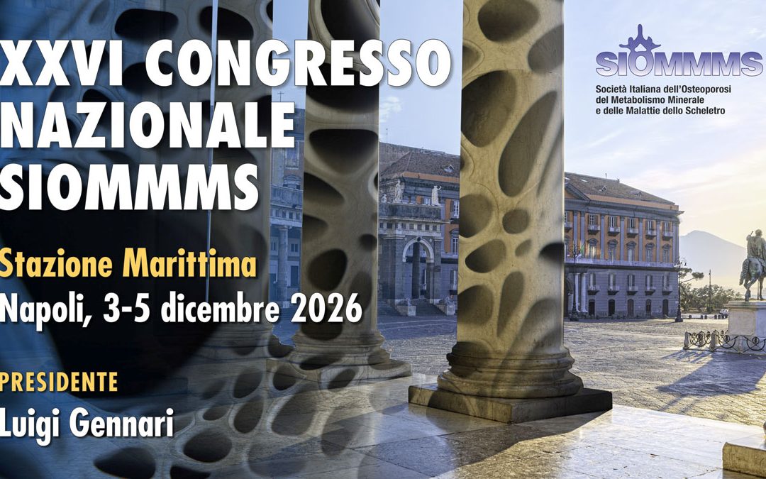 XXVI Congresso Nazionale SIOMMMS 2026 – Napoli, 3-5 dicembre 2026