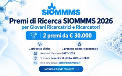 Bando Premi di Ricerca SIOMMMS